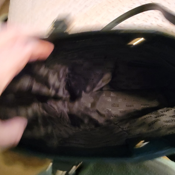 NWOT Black Michael Kors Leather - Picture 2 of 3